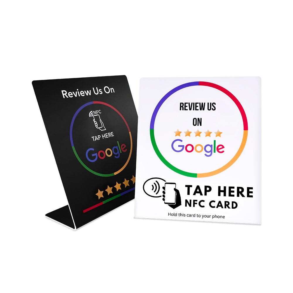 Acrylic NFC review stand