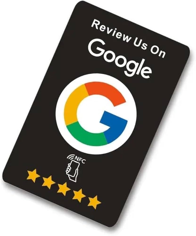 Black NFC review card